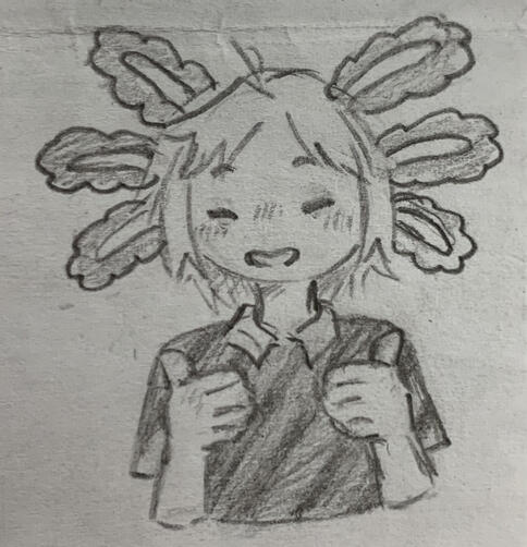 Milly pencil drawing